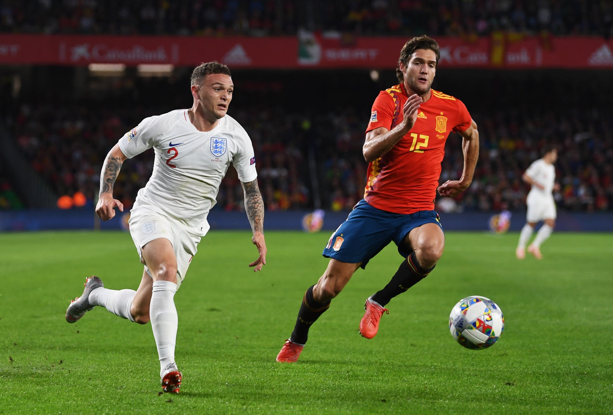 Trippier impressed as England stunned Spain in Seville