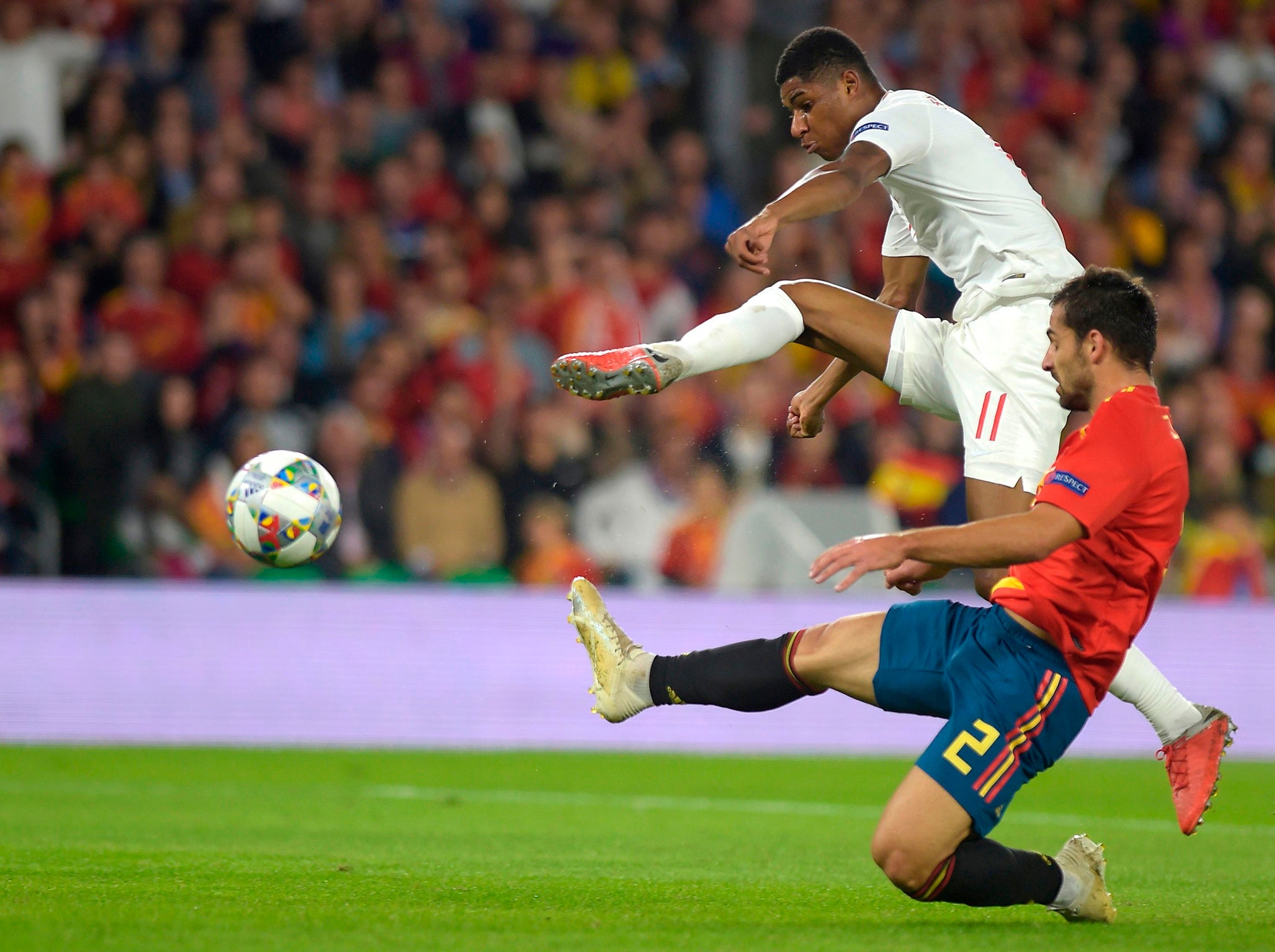 Marcus Rashford rediscovered his scoring touch