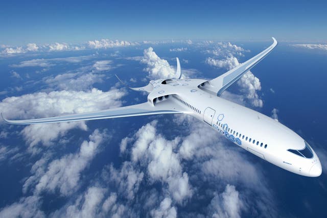 Blue-sky thinking: Airbus and others are working on designs that use a combination of electric and jet technology
