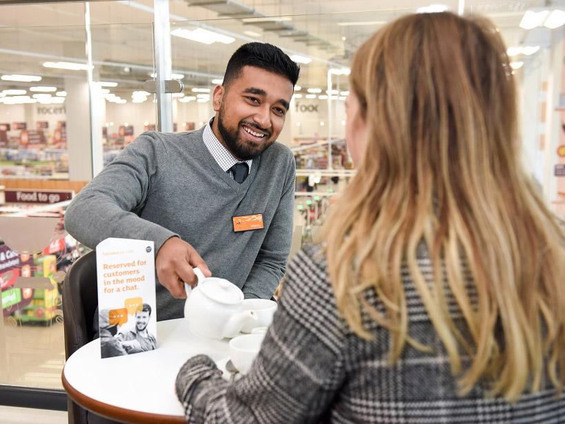 Sainsbury's hopes its “Talking Tables” scheme will help bring people together (Sa