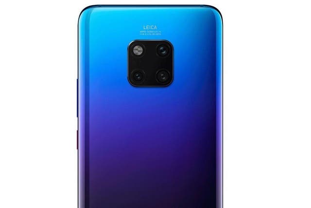 The Mate 20 Pro features an innovative square setup for its three lens camera