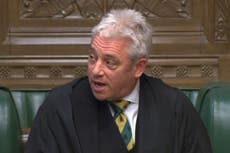 John Bercow reveals inquiry found him guilty of bullying but denounces ‘kangaroo court’