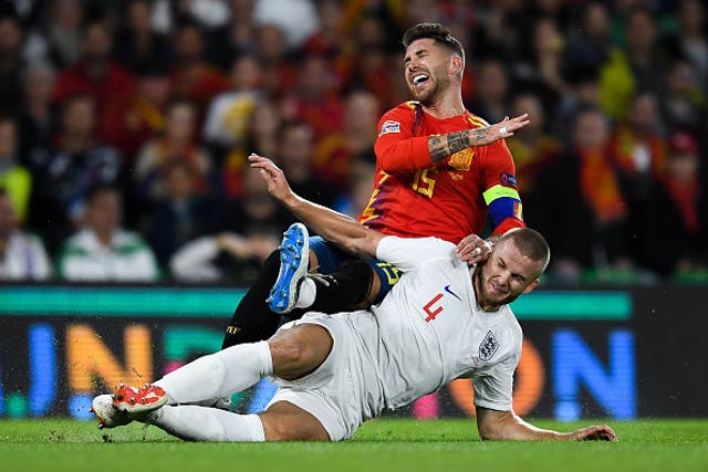 Eric Dier's tackle earned him respect as well as a yellow card