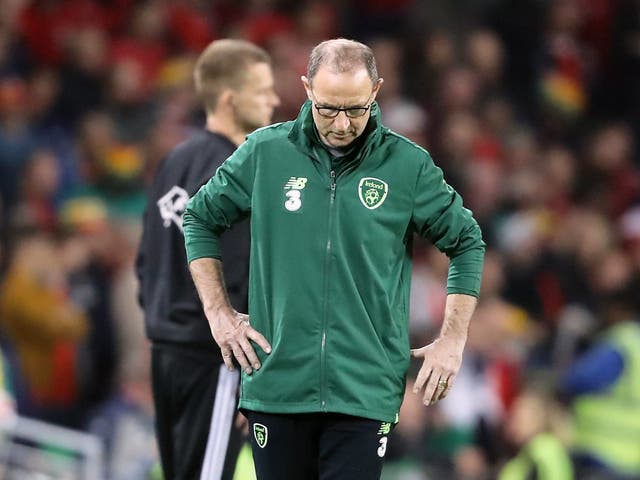 A dejected Martin O'Neill saw his Republic of Ireland side lose 1-0 to Wales