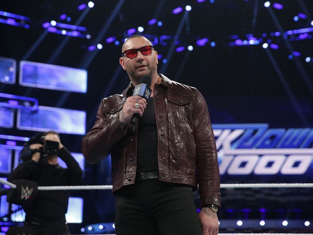 Batista returned to Smackdown for their 1,000th show