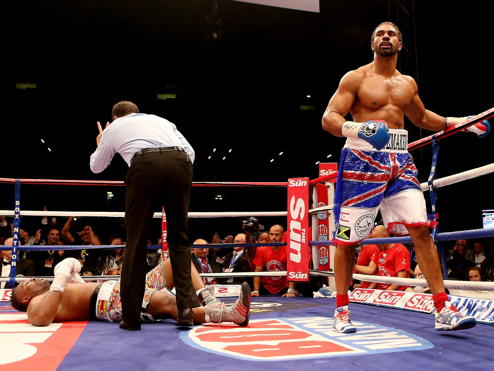 David Haye defeated Dereck Chisora in 2012 (Getty )