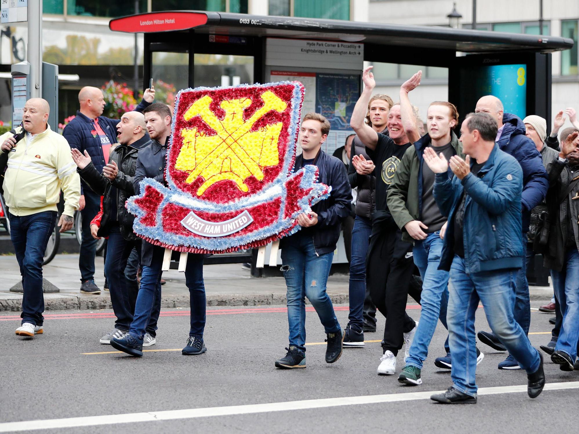 There were outbreaks of violence during Saturday's London march