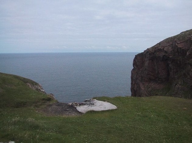 The dive took place near Cape Wrath, Scotland