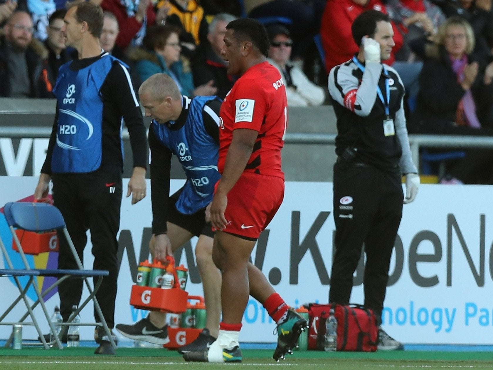 Mako Vunipola has been ruled out for six weeks with injury