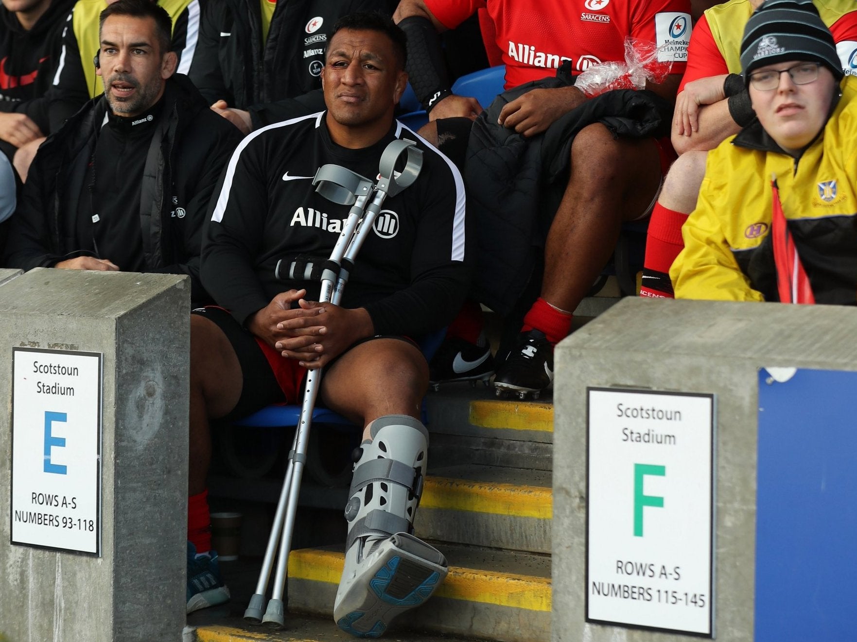 Mako Vunipola has been ruled out of the entire autumn international campaign with a calf tear