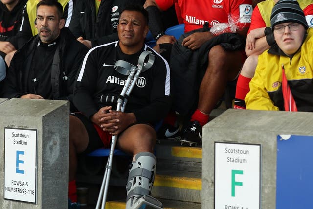 Mako Vunipola has been ruled out of the entire autumn international campaign with a calf tear