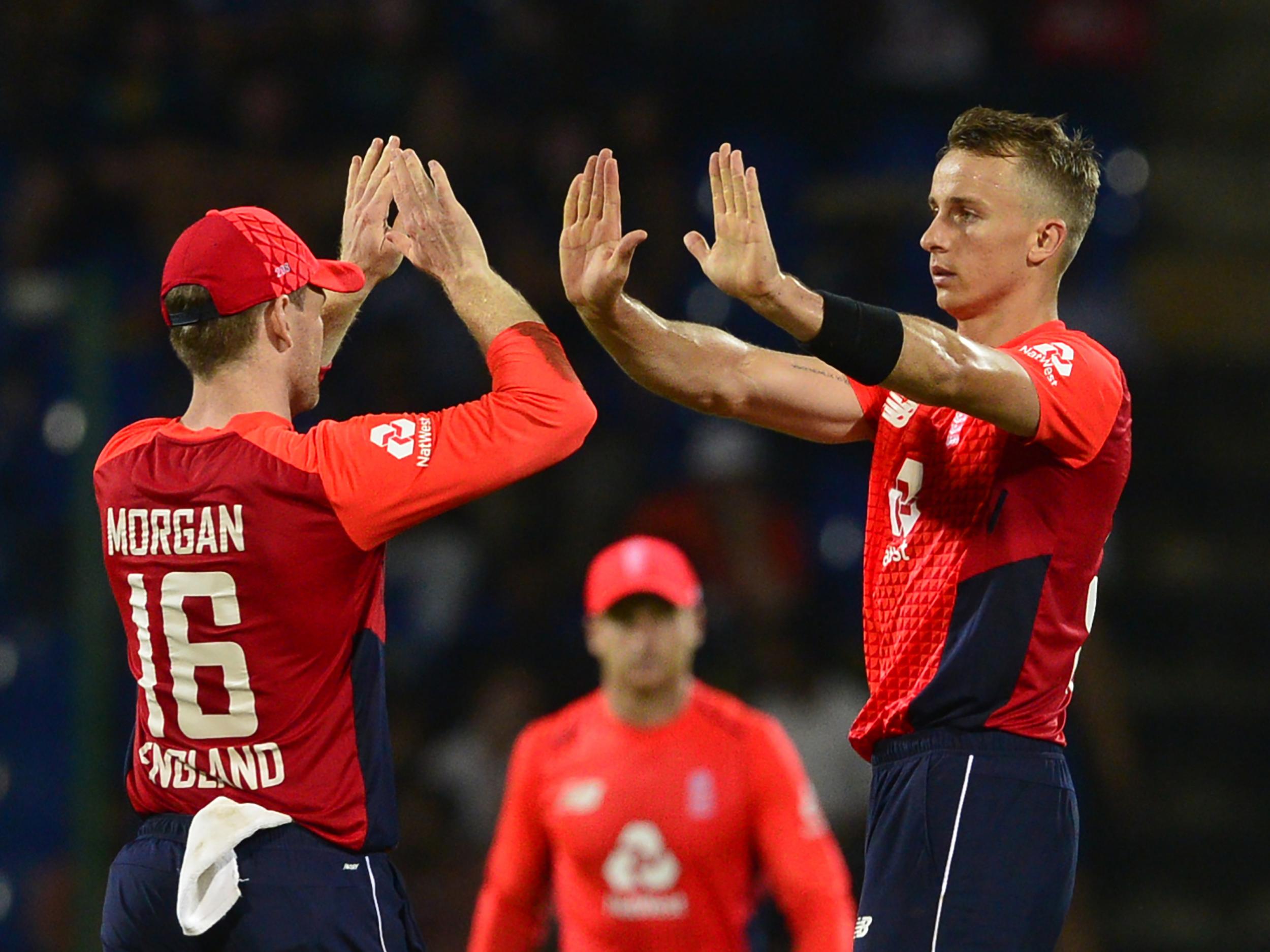 Tom Curran took three wickets in England's win