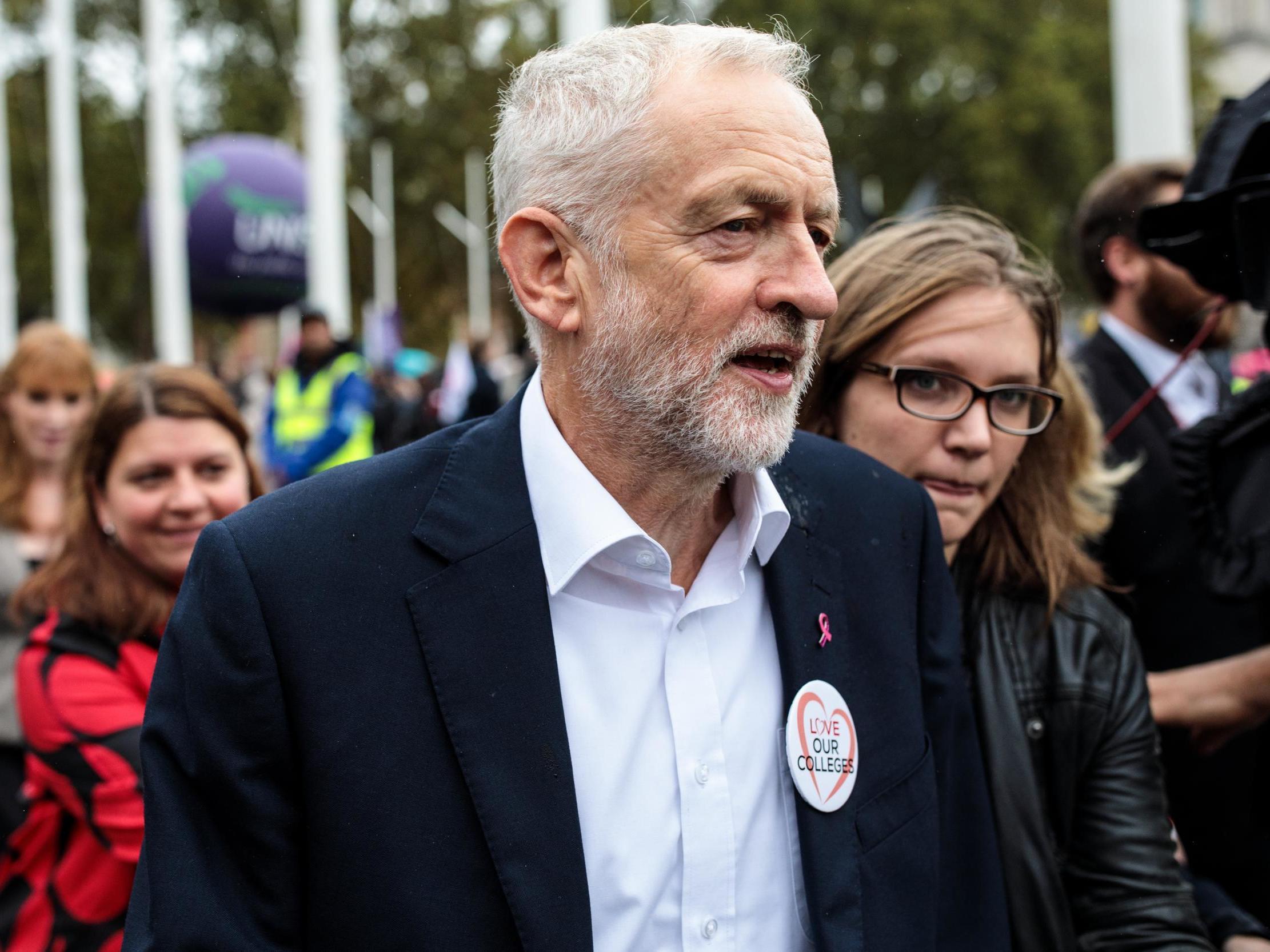 Mr Corbyn will mark Remembrance Sunday by outlining his party’s ‘social contract’ for veterans