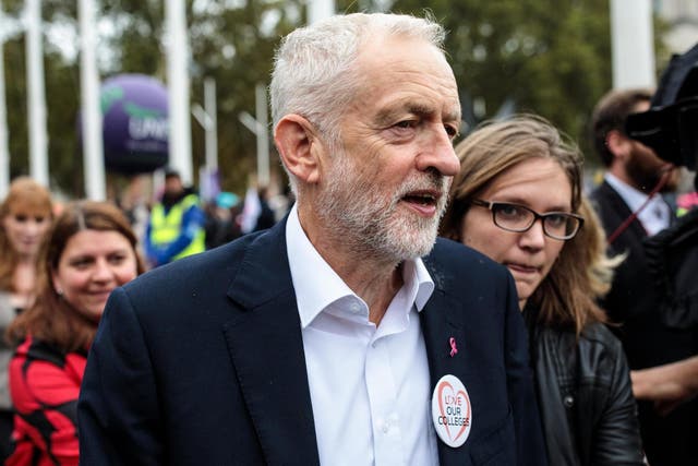 Mr Corbyn will mark Remembrance Sunday by outlining his party’s ‘social contract’ for veterans