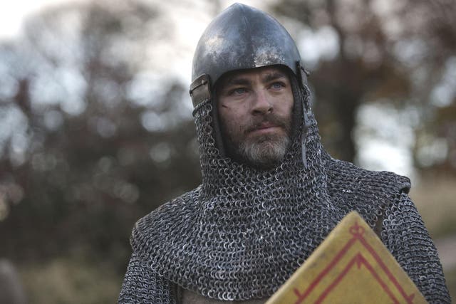 Chris Pine in 'Outlaw King'
