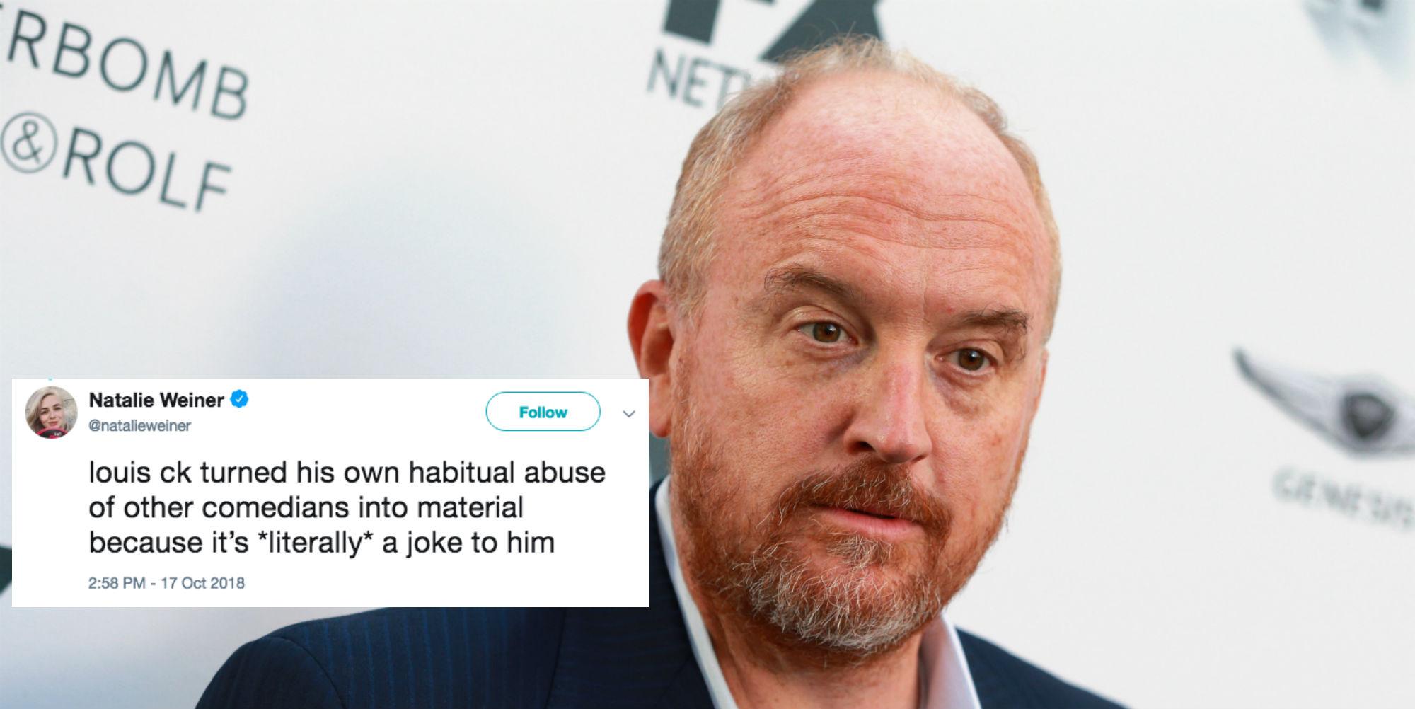 Louis CK moaned #MeToo cost him $35 million in one hour and his accusers have hit back | indy100