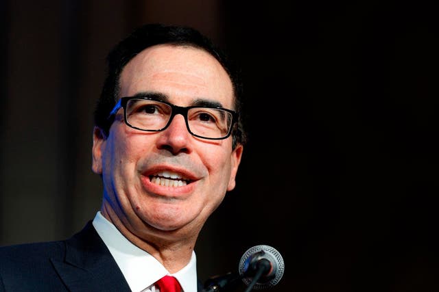 Mr Mnuchin decided not to attend after meeting with the president and US secretary of State