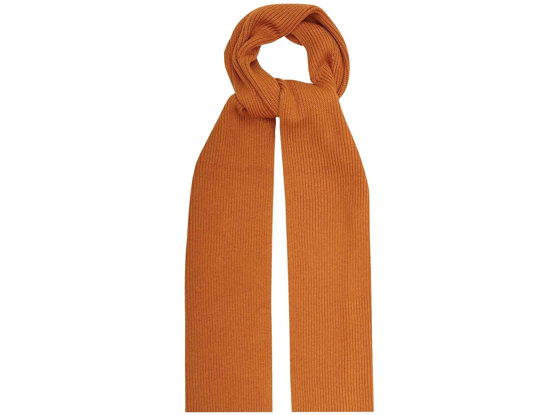 Ribbed Knitted Scarf, £75, Reiss