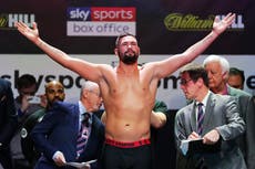Bellew reveals he has lost 30lbs training for Usyk fight