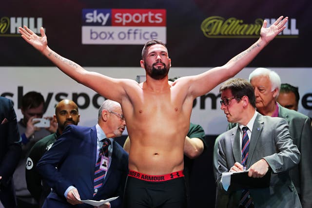 Tony Bellew has lost 30lbs since he began training for the Usyk fight