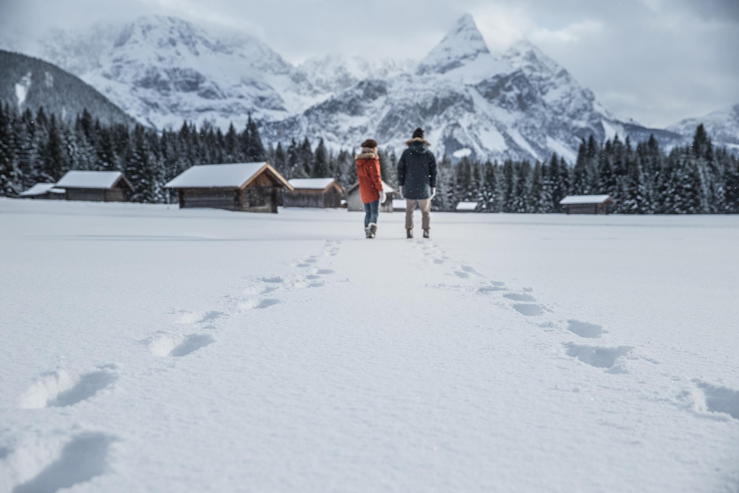 An ideal location for winter hiking