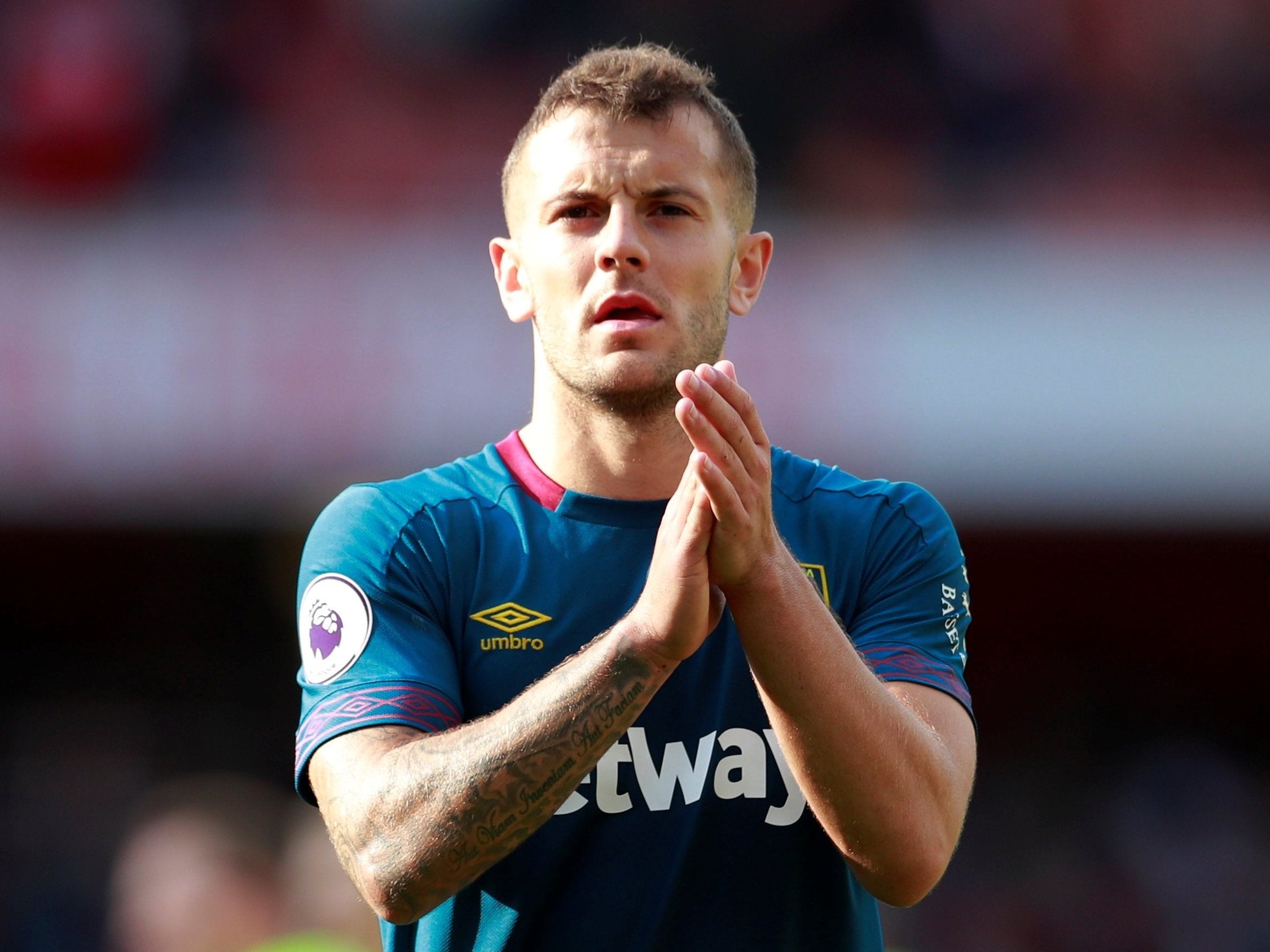 Wilshere scored his first West Ham goal in a 2-0 win against Newport County (Reuters)