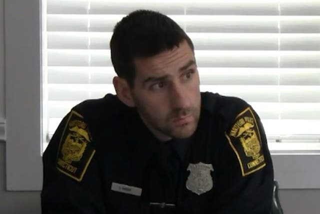 Stephen Barone was fired his comments after serving 10 years on the force.