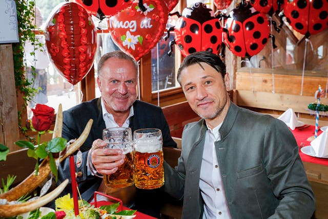 Karl-Heinz Rummenigge and Niko Kovac attended Oktoberfest together