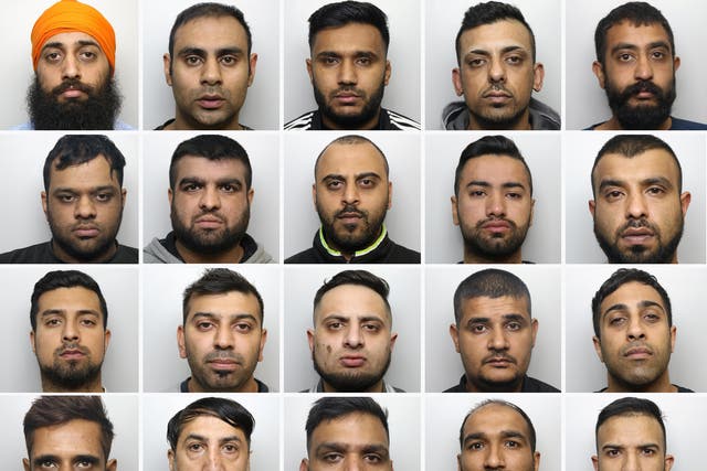Found guilty: twenty members of the Huddersfield grooming gang