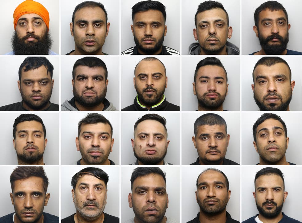Found guilty: twenty members of the Huddersfield grooming gang