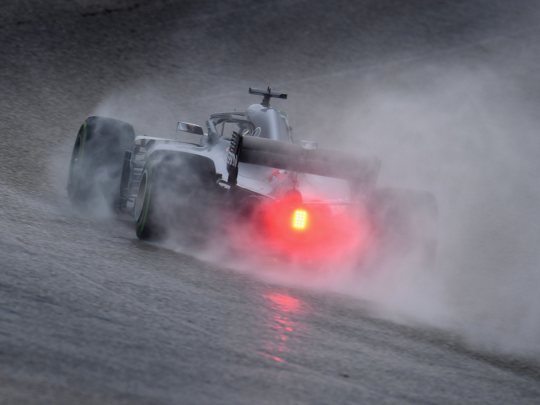 Lewis Hamilton was untouchable in the rain