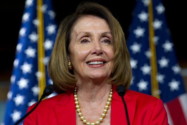 House Democratic Leader Nancy Pelosi was hounded by protesters when she made a campaign stop in South Florida