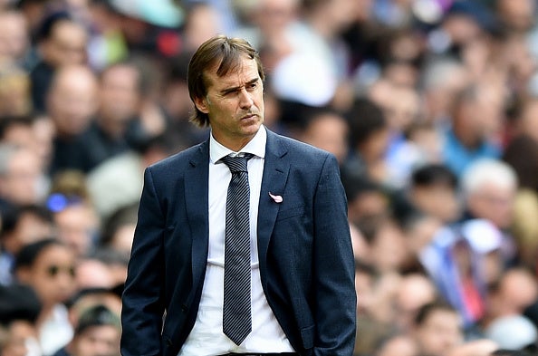 Julen Lopetegui has only been in charge at the Bernabeu for two months