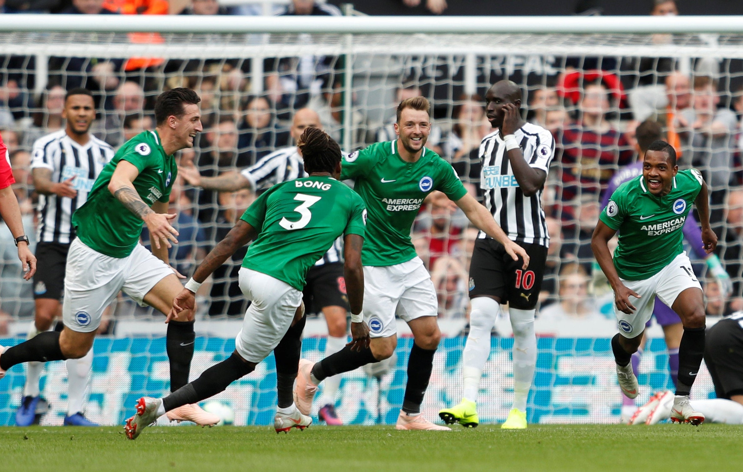 Brighton took all three points at St James' Park