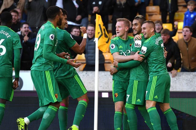 Wolves struck twice in quick succession in the first half
