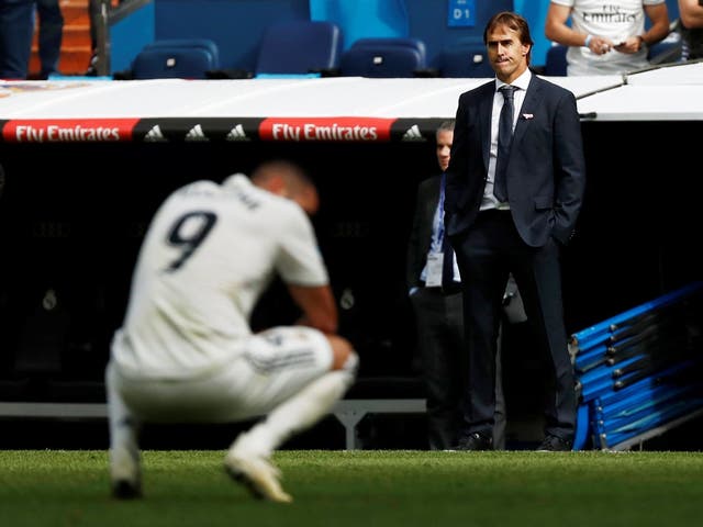 Julen Lopetegui says he does not expect to lose his job
