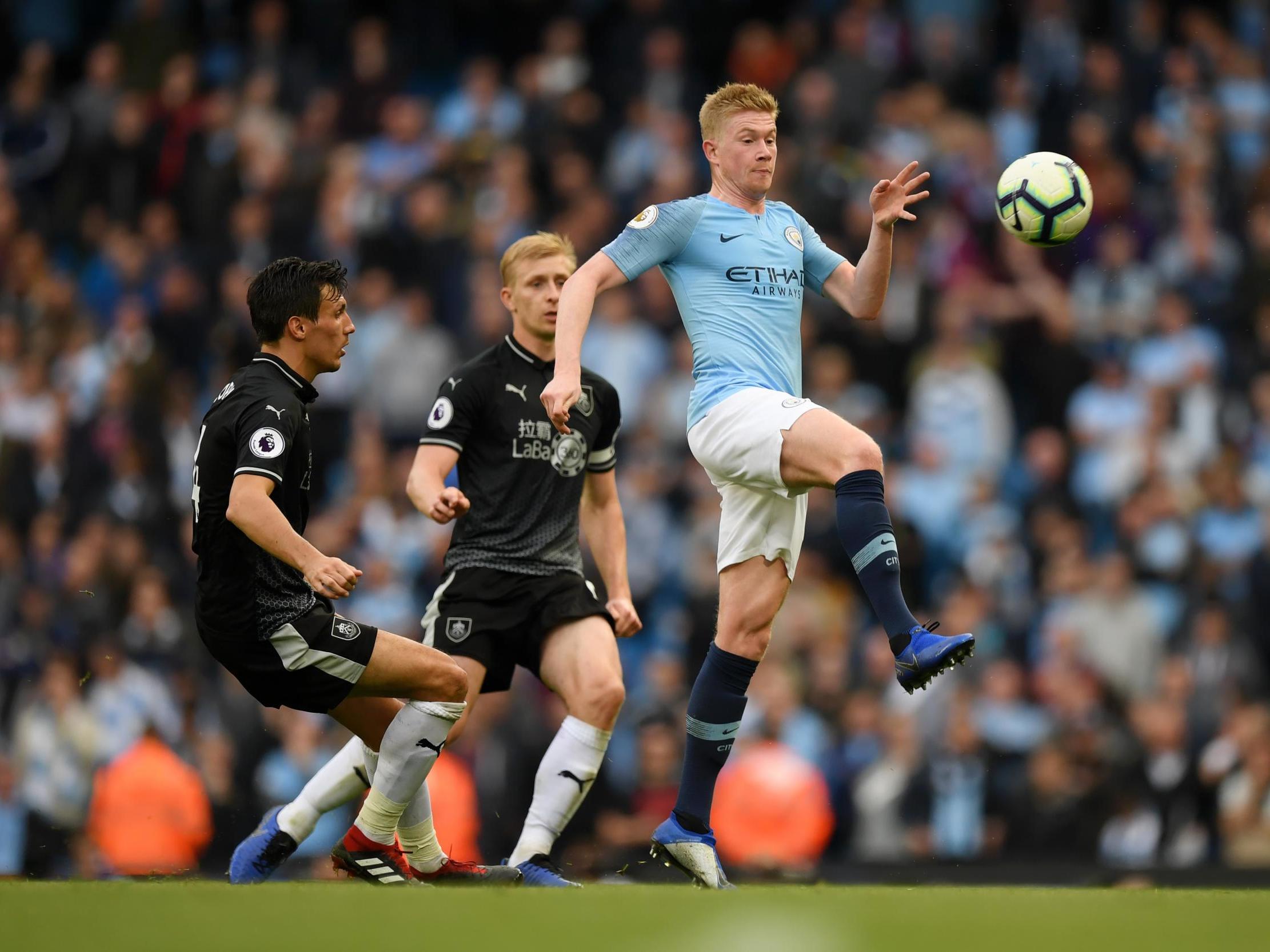 Kevin de Bruyne made his return to action after a lengthy injury spell