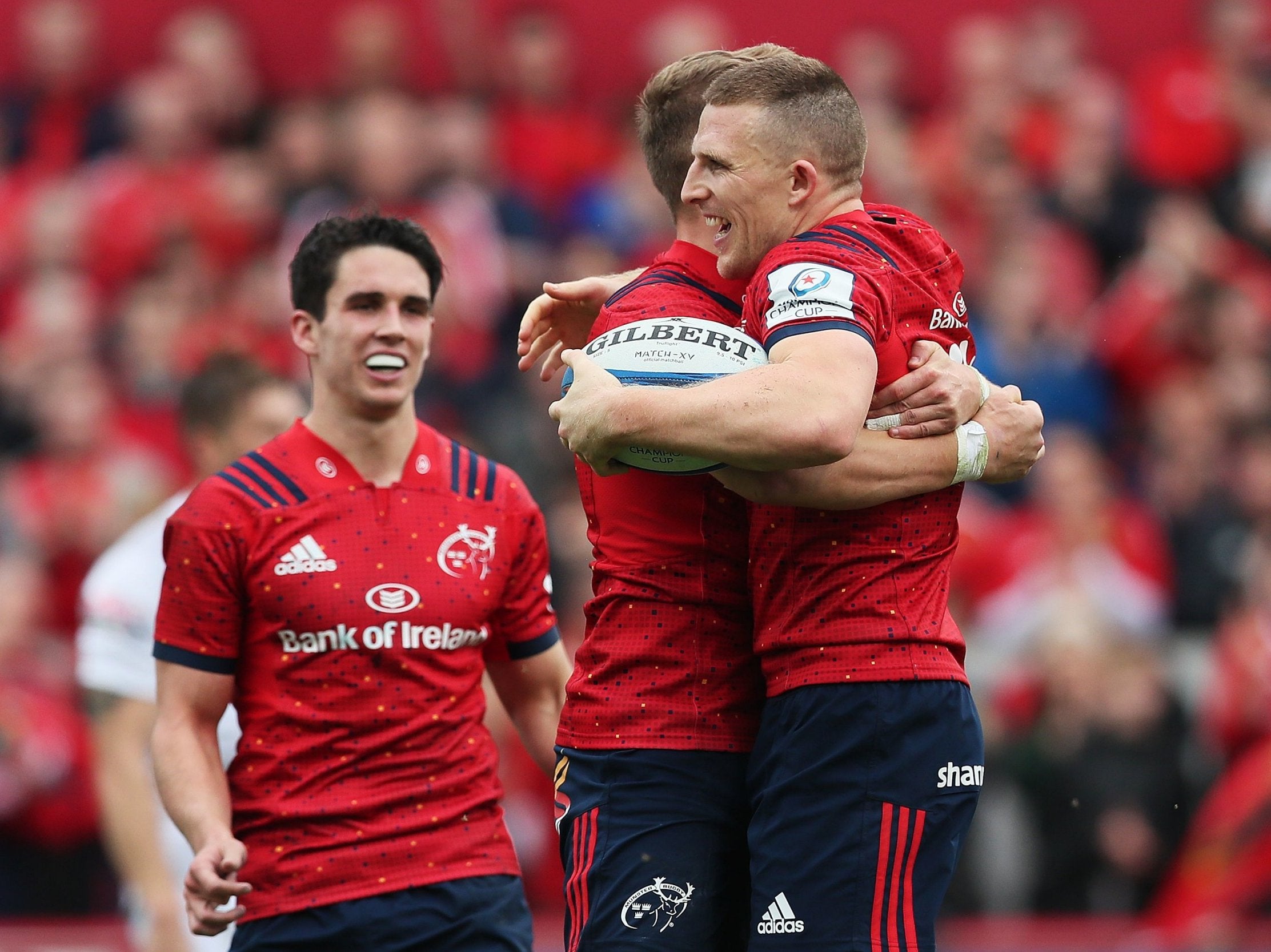 Andrew Conway scored Munster's fifth try