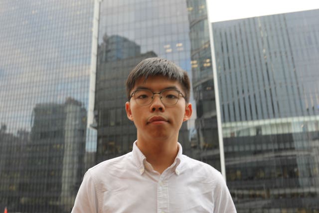 Pro-democracy campaigner Joshua Wong is worried about the direction Hong Kong is taking