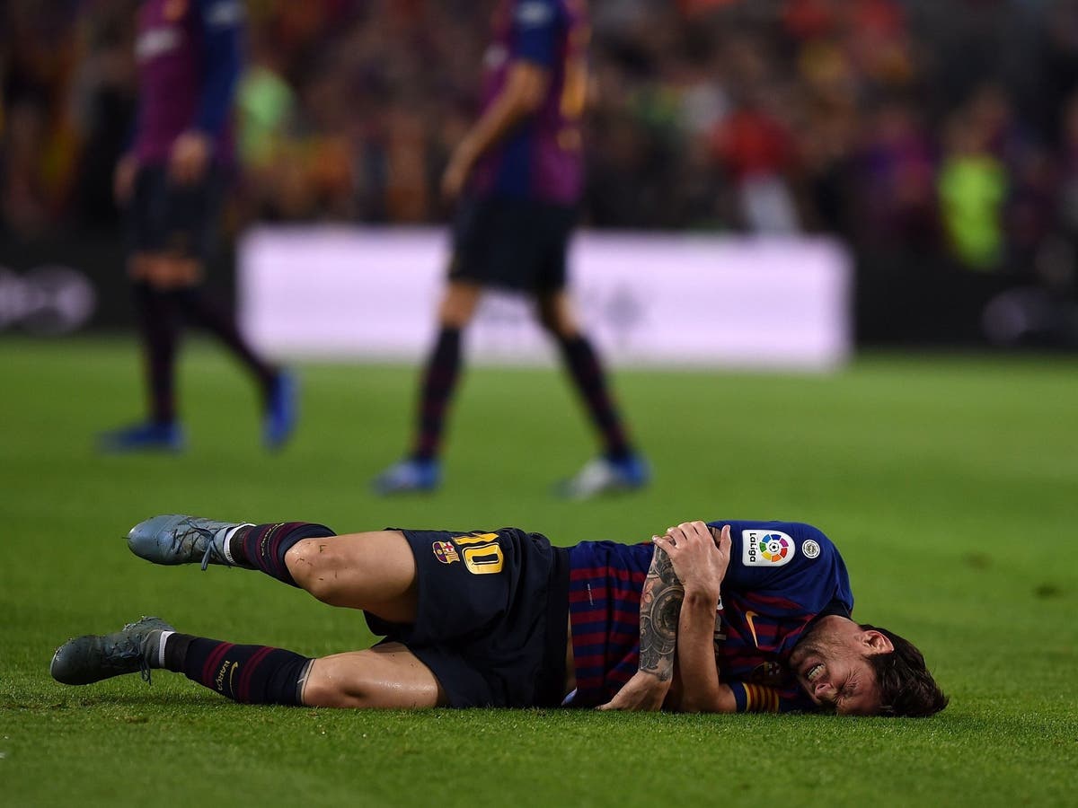 Lionel Messi To Miss El Clasico And Champions League Ties After Arm 