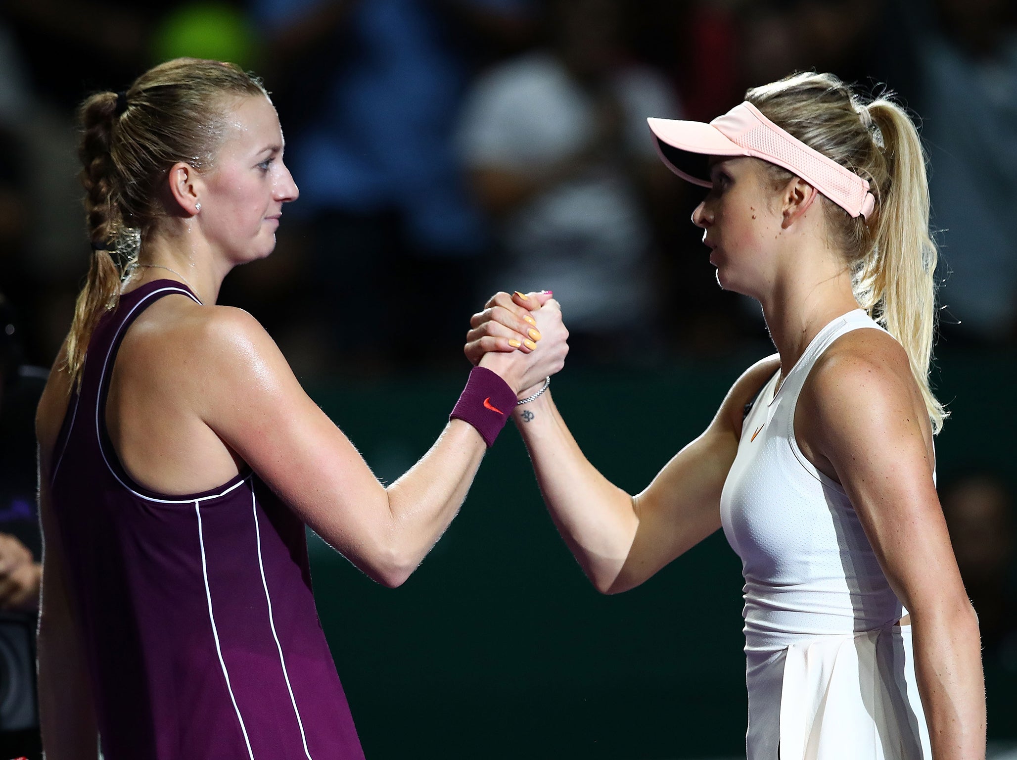 Svitolina upset the odds against Kvitova