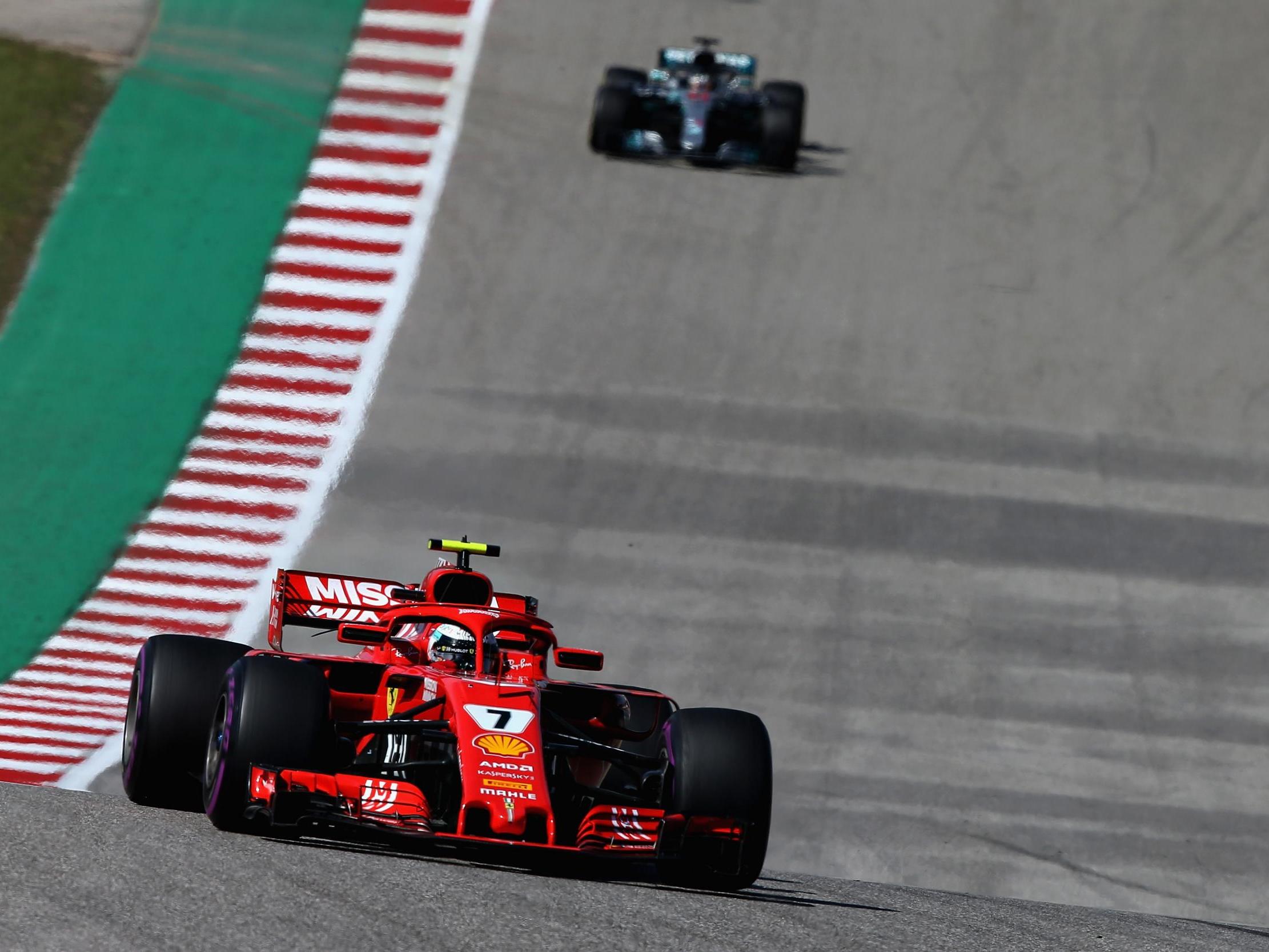 Kimi Raikkonen rolled back the years to win the US Grand Prix