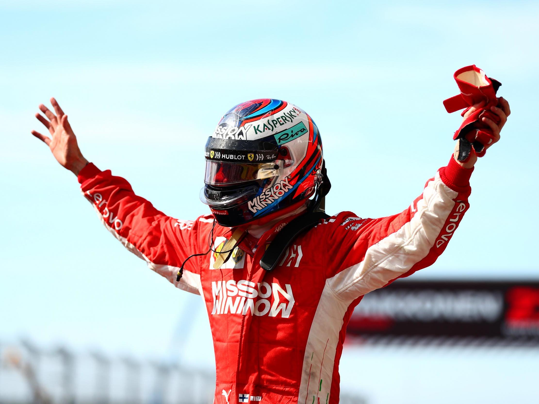 Kimi Raikkonen Wins U.S. Grand Prix, Denying Lewis Hamilton a