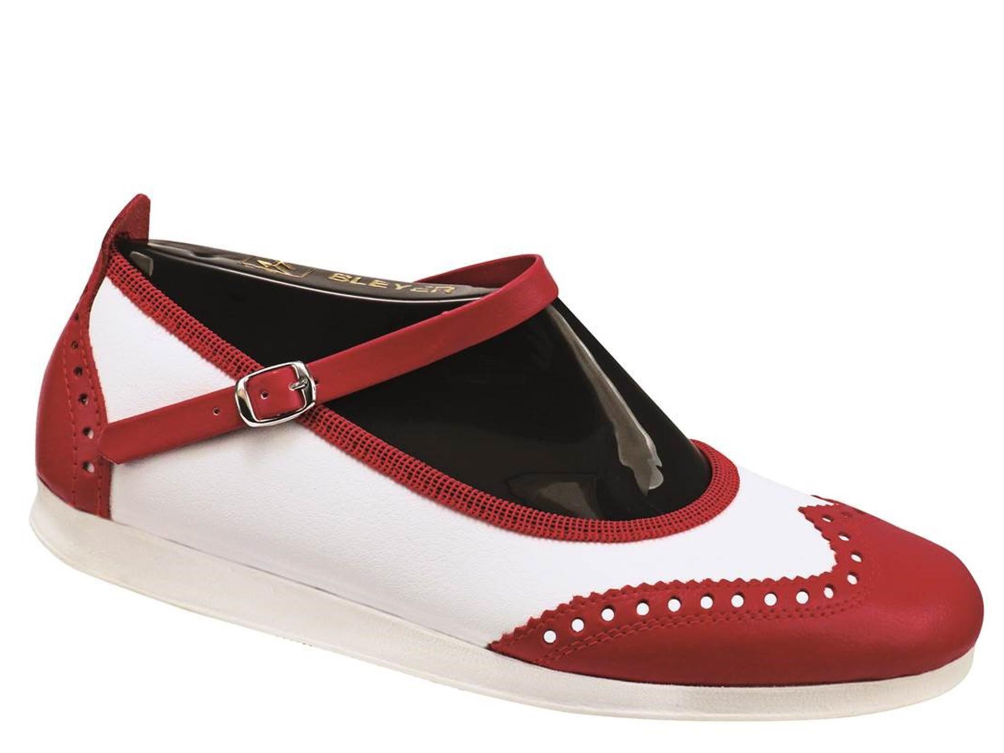 red swing shoes