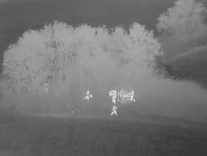 Video shows suspected deer poachers caught by heat-detecting drone