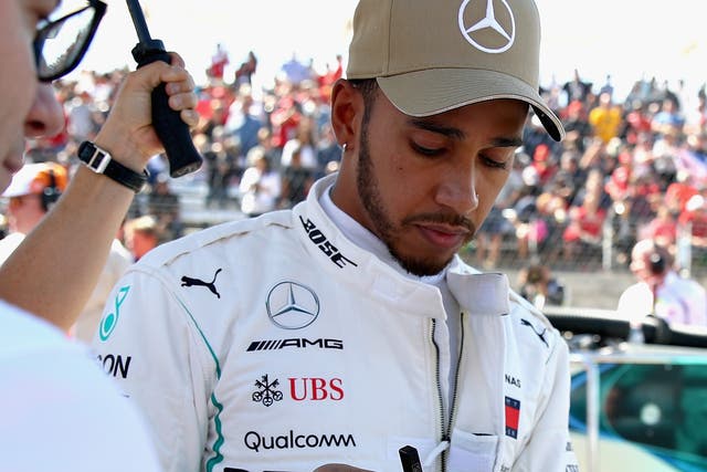 Hamilton started on pole but was unable to clinch a fifth title