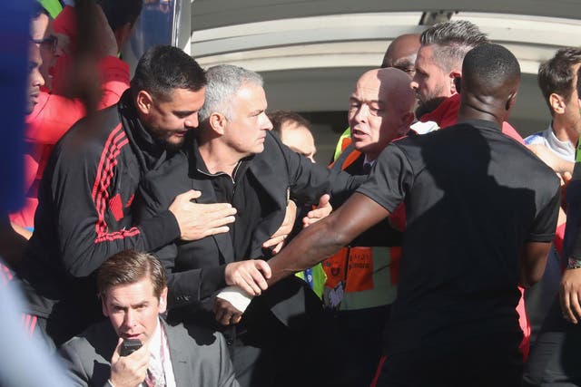 Jose Mourinho attempted to confront Marco Ianni on his behaviour