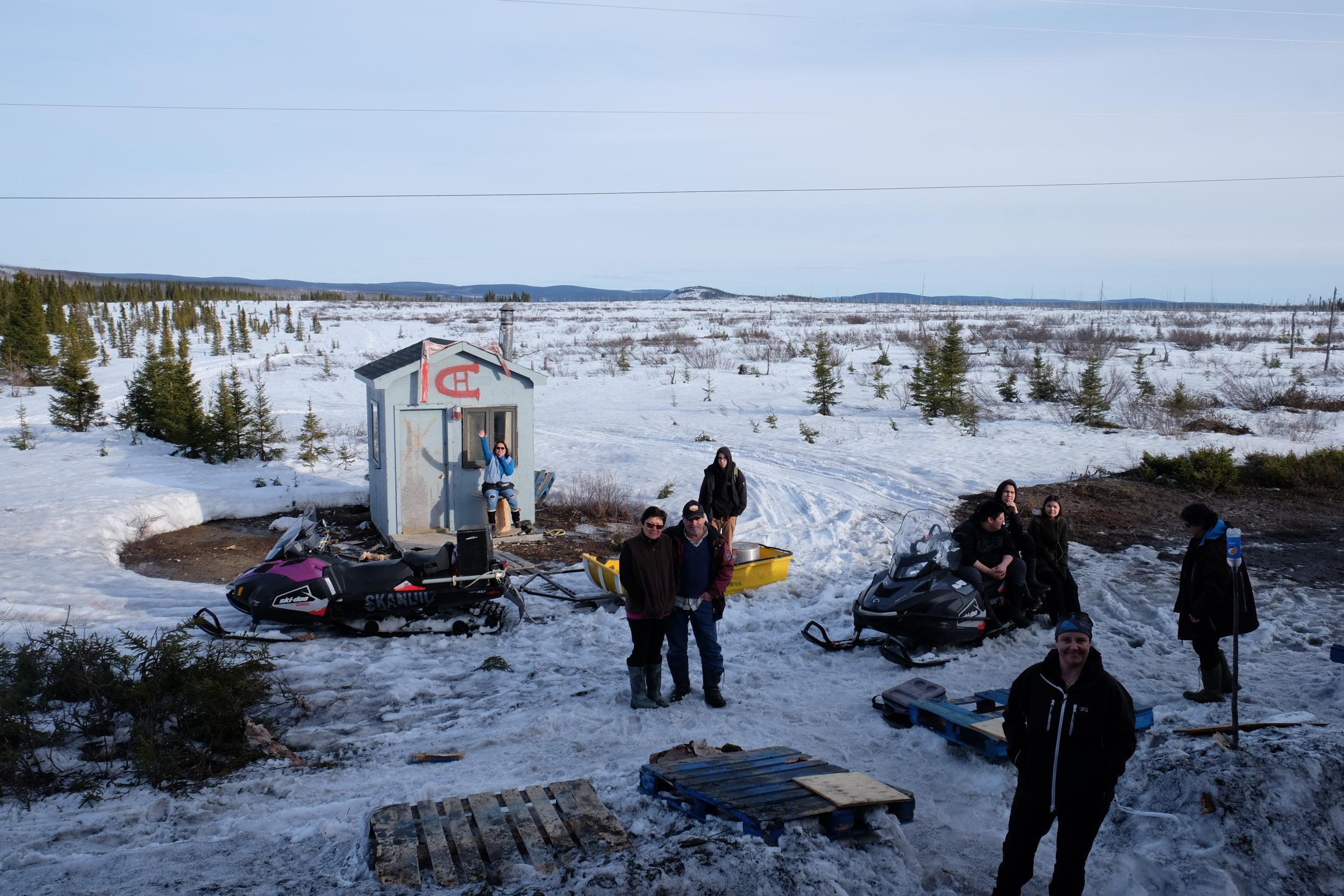 During ‘goose week’, Innu and Naskapi take the train halfway to their cabins outside Schefferville