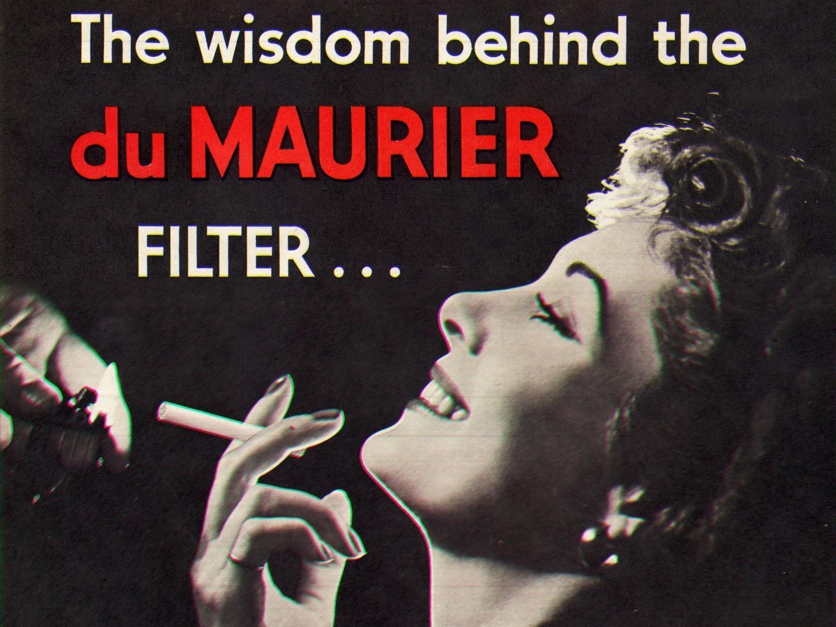 'The wisdom behind the Du Maurier filter', 1952