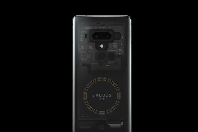 The HTC Exodus can only be bought using cryptocurrency like bitcoin or ethereum